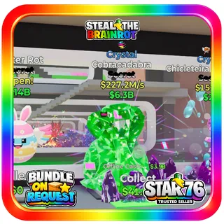 Crystal Cobracadabra 227.2M/s Fortnite Steal The Brainrot