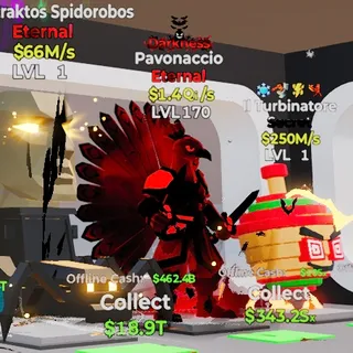 DARKNESS PAVONACCIO 1.4Qi/s LVL 170 FORTNITE STEAL THE BRAINROT
