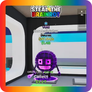 Fortnite Steal The Brainrot Void Cornball Sahur Secret 97.5M/s