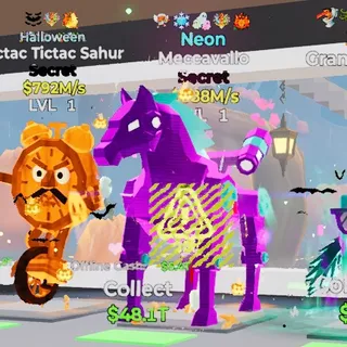 NEON MECCAVALLO 5 TRAITS FORTNITE STEAL THE BRAINROT