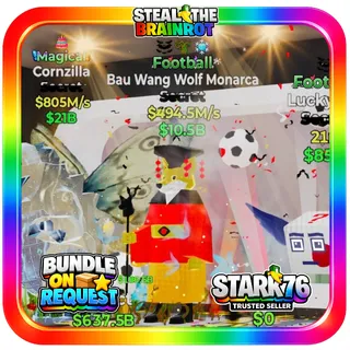 Football Bau Wang Wolf Monarca Secret Fortnite Steal The Brainrot