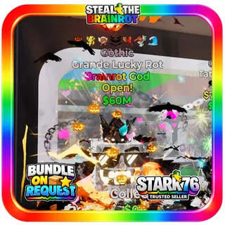 Gothic Grande Lucky Rot Brainrot God 7 TRAITS Fortnite Steal The Brainrot