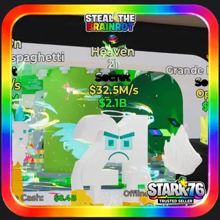 Heaven 21 32.5M/s (1 Trait) Steal The Brainrot