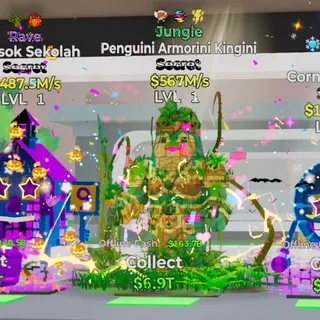 JUNGLE PENGUINI ARMORINI KINGINI 567M/S LVL 1 W TRAITS FORTNITE STEAL THE BRAINROT