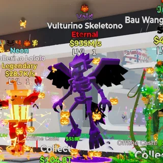 VOID VULTURINO SKELETONO 935M/S LVL 1 FORTNITE STEAL THE BRAINROT