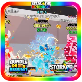 Aqua Paquito El Taquito 89.9M/s Fortnite Steal The Brainrot