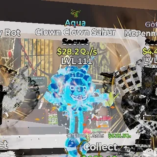 AQUA CLOWN CLOWN SAHUR STEAL THE BRAINROT FORTNITE