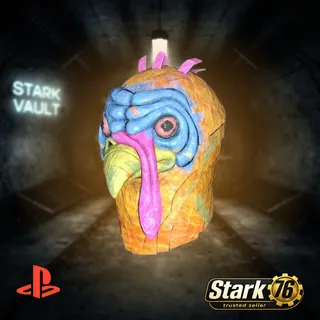 Fasnacht Glowing Turkey Mask