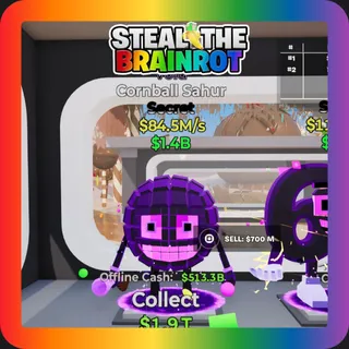 Fortnite Steal The Brainrot Void Cornball Sahur Secret 84.5M/s