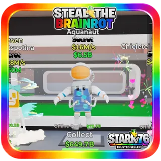 Aquanaut Secret 16M/s Fortnite Steal The Brainrot