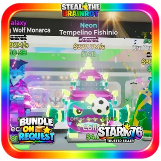 Neon Tempelino Fishinio Secret Fortnite Steal The Brainrot
