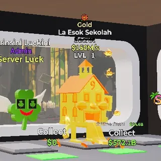 GOLD LA ESOK SEKOLAH STEAL THE BRAINROT FORTNITE
