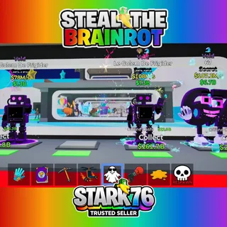 Fortnite Steal The Brainrot Secret Bundle 3 Brainrots Void Golem + Void 67
