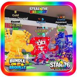Crystal 67 127.3M/s Fortnite Steal The Brainrot