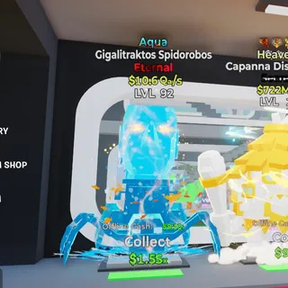 Aqua Gigalitraktos Spidorobos 10.6Qa/s Fortnite Steal the Brainrot