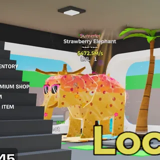 Summer Strawberry Elephant  472.5M/s Steal the Brainrot Fortnite