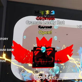 DARKNESS GRANDE LUCKY ROT 4 TRAIT STEAL THE BRAINROT FORTNITE