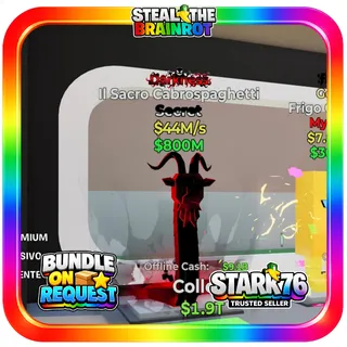 Darkness Il Sacro Cabrospaghetti 44M/s Fortnite Steal The Brainrot