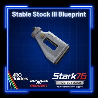 Stable Stock III Blueprint