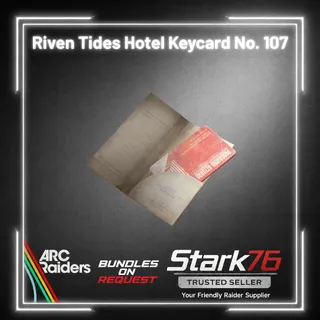 Riven Tides Hotel Keycard No. 107
