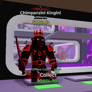 DARKNESS CHIMPANZINI KINGINI STEAL THE BRAINROT FORTNITE