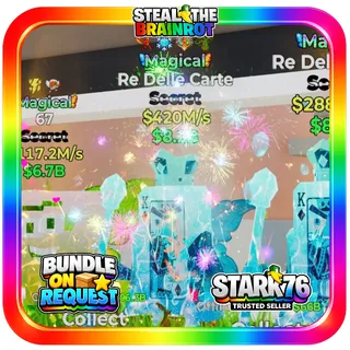 Magical Re Delle Carte 420M/s Steal The Brainrot