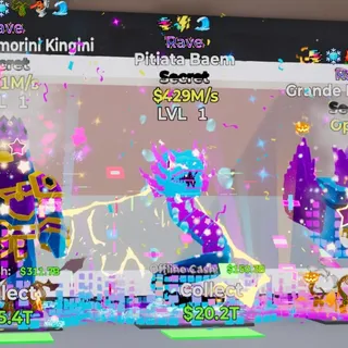 Rave Pitiata Baem 429M/s 3 Traits Fortnite Steal the Brainrot