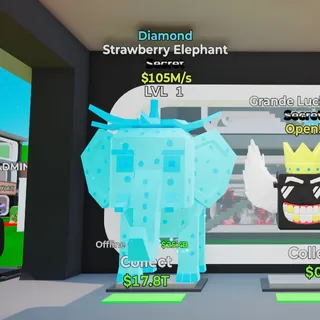 Diamond Strawberry Elephant 105M/s Fortnite Steal the Brainrot