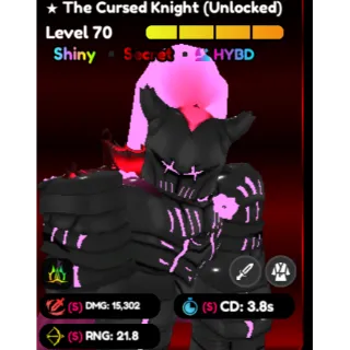 SHINY IGRIS THE CURSE KNIGHT EVO ALMIGHTY SSS ANIME DEFENDERS