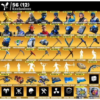Fortnite: 155 SKINS Save The World Founder's Super Deluxe Edition | Gold Midas | Havoc + 350 VB ✅ All Platforms ✉️ Full Access