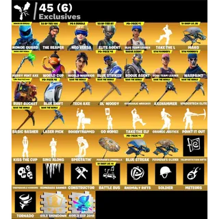 Fortnite: 100 SKINS Honor Guard | Save The World Founder’s Deluxe Lvl: 310 | Merry Mint Axe ✅ All Platforms ✉️ Full Access