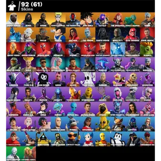 Fortnite: 92 Skins Master Chief | Shady Doggo | Robocop | Renee | Dummy | Joltara + 850 VB ✅ All Platforms ✉️ Full Access