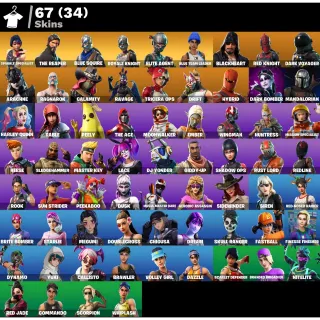 Fortnite: 67 SKINS Sparkle Specialist | The Reaper | Blue Squire | Royale Knight | Floss | Mako ✅ All Platforms ✉️ Full Access