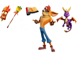 Fortnite Crash Bandicoot & Spyro the Dragon Bundle 🌶️ All Platforms 📑 Details in the description