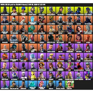 Fortnite: 88 SKINS Raider's Revenge (OG) | Black Knight | Sparkle Specialist | The Reaper | Fresh ✅All Platforms ✉️ Full Access