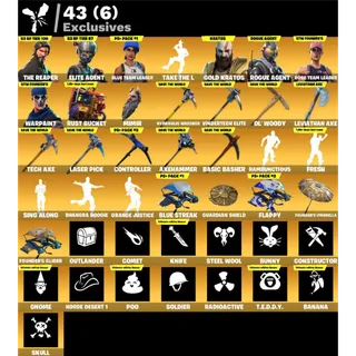 Fortnite: 83 SKINS Save The World Founder's Ultimate Edition 310 Max (P.L: 118.43) | Axehammer ✉️ Full Access (Mail Changeable)