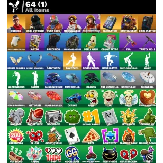 Fortnite: 5 SKINS Take the L | Prodigy | Dark Voyager | Rust Lord | MoonWalker ✅ All Platforms ✉️ Full Access