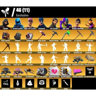 Fortnite: 169 SKINS IKONIK | Honor Guard | Merry Mint Axe | Save The World Founder's Ultimate ✅ All Platforms ✉️ Full Access