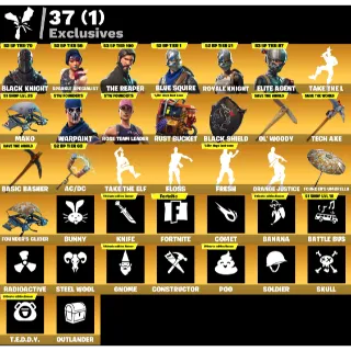 Fortnite: 42 SKINS Black Knight | The Reaper | Fresh + Save The World Founder's Ultimate Edition (fp5) ✉️ Full Access