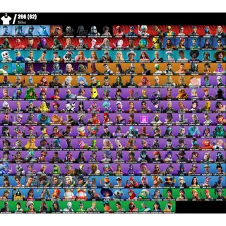 Fortnite: 266 SKINS Midas | Backlash | Fishstick | Crystal | Nezumi | Aura | The Joker + 1800 VB ✅ All Platforms ✉️ Full Access