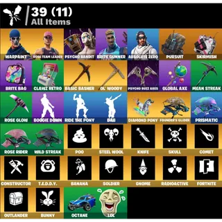 Fortnite: 5 SKINS Save The World Founder's Ultimate Edition | Psycho Bandit | Absolute Zero  ✅ All Platforms ✉️ Full Access