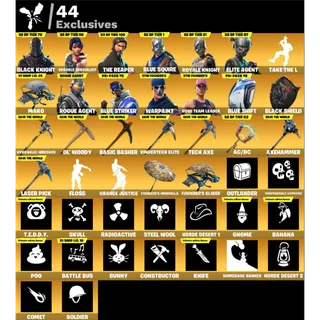 38 SKINS Black Knight | Save The World Founder's Ultimate Edition 310 Max (P.L: 126) ✉️ Full Access (Mail Changeable)