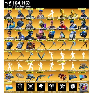 Fortnite: 148 SKINS Save The World Founder's Deluxe Edition | The Reaper | Blue Squire ✅ All Platforms ✉️ Full Access