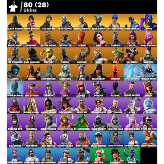 Fortnite: 80 SKINS Black Knight | Sparkle Specialist | The Reaper | Fresh ✅ All Platforms ✉️ Full Access (Mail Changeable)
