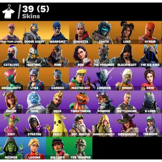 Fortnite: 39 SKINS Save The World Founder's Deluxe Edition | Rogue Agent | Carbide + 2250 VB ✅ All Platforms ✉️ Full Access