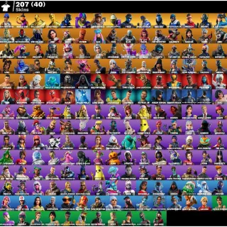 Fortnite: 207 SKINS Fishstick (WorldCup) | Blue Team Leader | Gold Midas | Spike ✅ All Platforms ✉️ Full Access