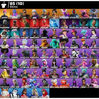 Fortnite: 85 SKINS Wildcat | Spider Man | Candy Axe + 400 VB ✅ All Platforms ✉️ Full Access (Mail Changeable)