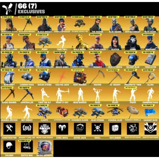 Fortnite: 164 Skins OG Renegade Raider  - OG Raider's Revenge - OG Aerial Assault One and Mail Changeable (TEST)