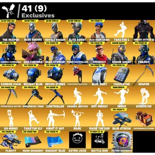 Fortnite: 108 SKINS The Reaper | Blue Squire | Royale Knight | Omega (stage 5) ✅ All Platforms ✉️ Full Access (Mail Changeable)