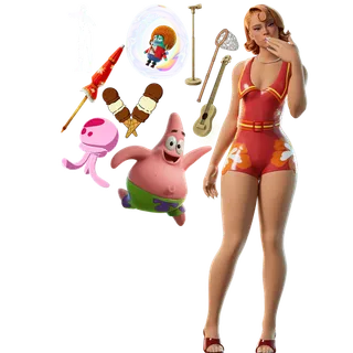 Fortnite Bikini Bottom Ice Spice & Patrick Star Bundle 🌶️ All Platforms 📑 Details in the description